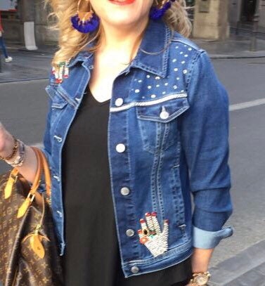 Chaqueta Vaquera Cazadora Tejana Strass / - México