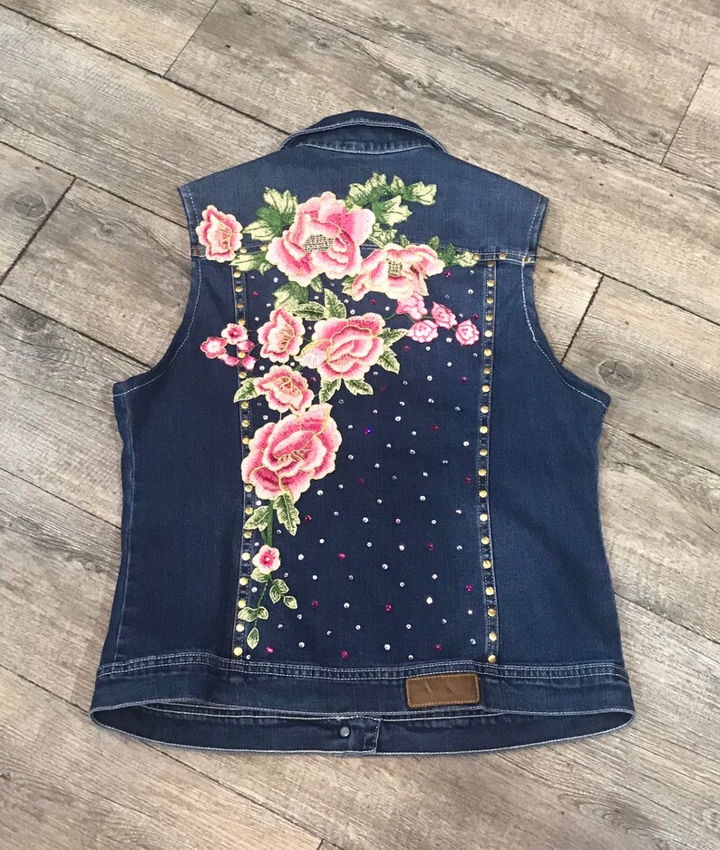 cowboy denim vest