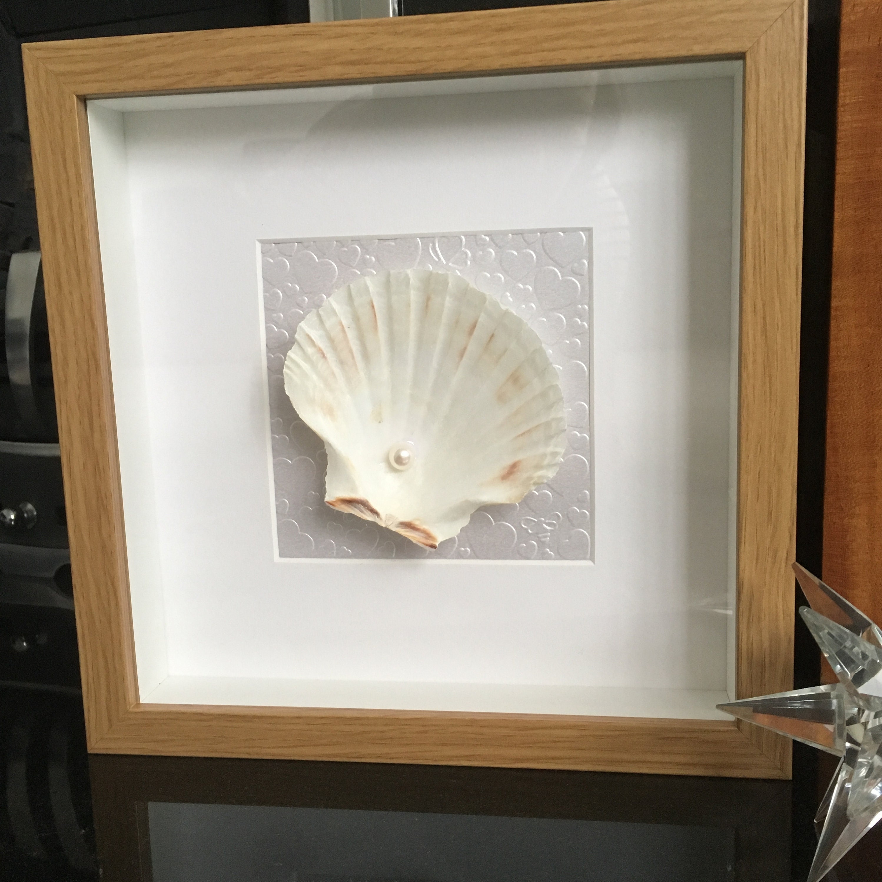 30th Wedding Anniversary Gift Shell Art Anniversary Gift for - Etsy UK