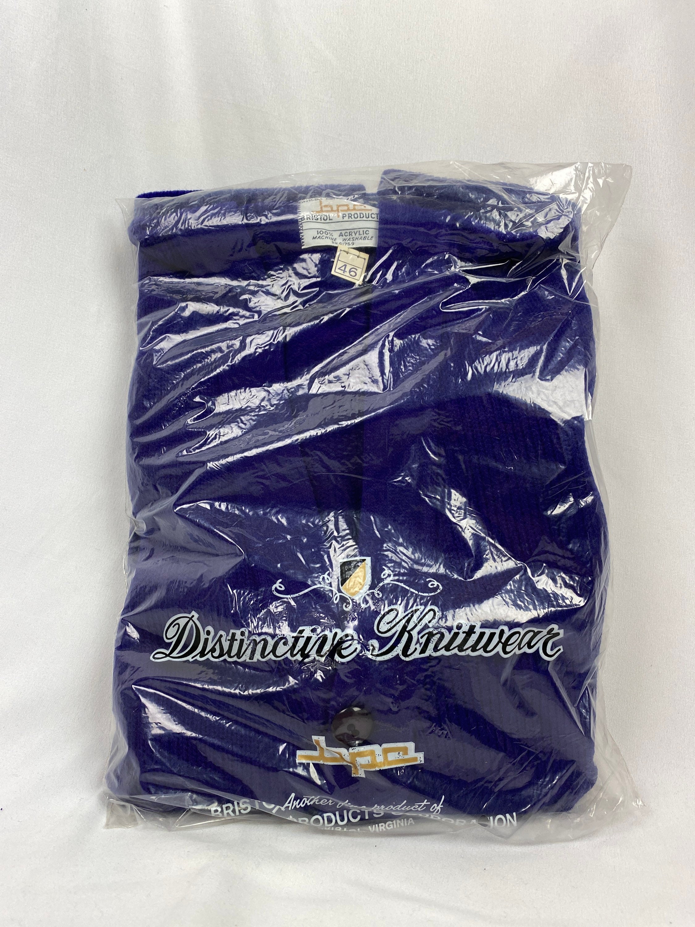 60s BRISTOL PRODUCTS Lettered Cardigan | www.unimac.az