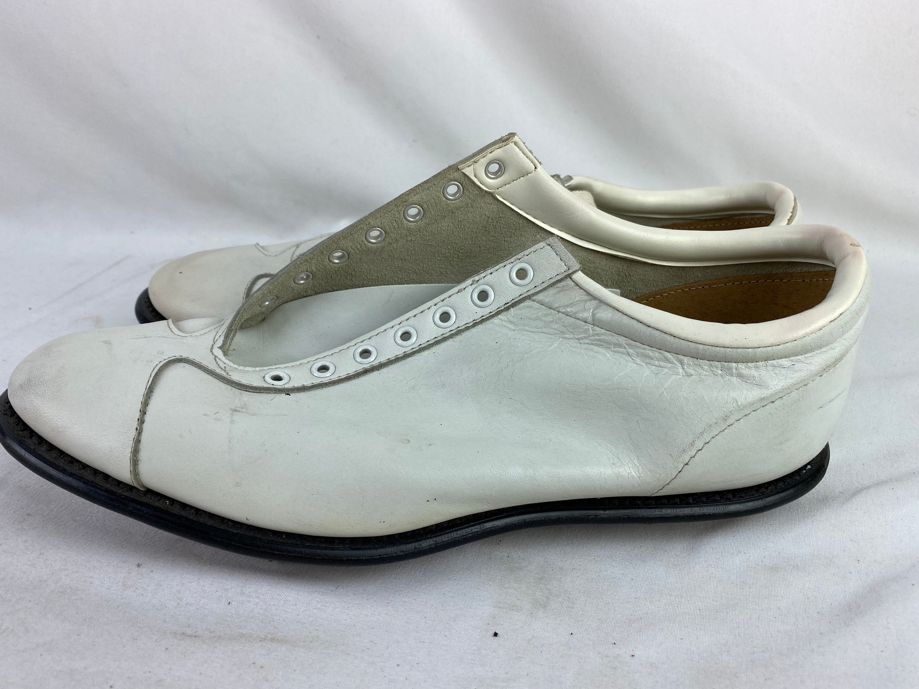 Vintage Brooks Baseball Shoe 11.5 Mens White Spikes Cleats | Etsy