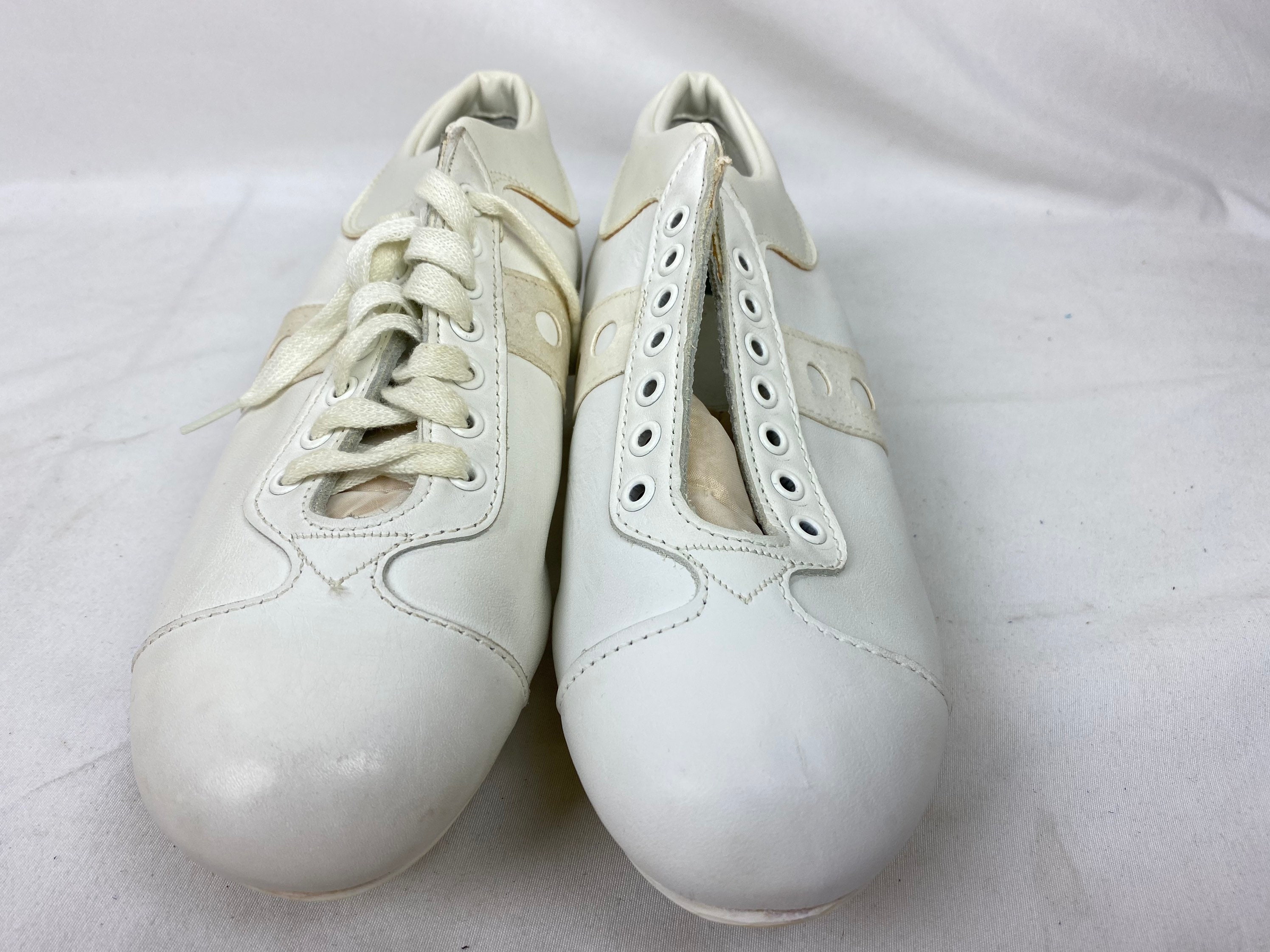 Vintage Spot-bilt Baseball Shoes 7.5 Mens White Spiked Cleats | Etsy