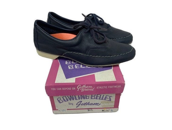Pionero una taza de Cuyo Vintage Bowling Belles zapatos de bolos para mujer 60s Gotham - Etsy España