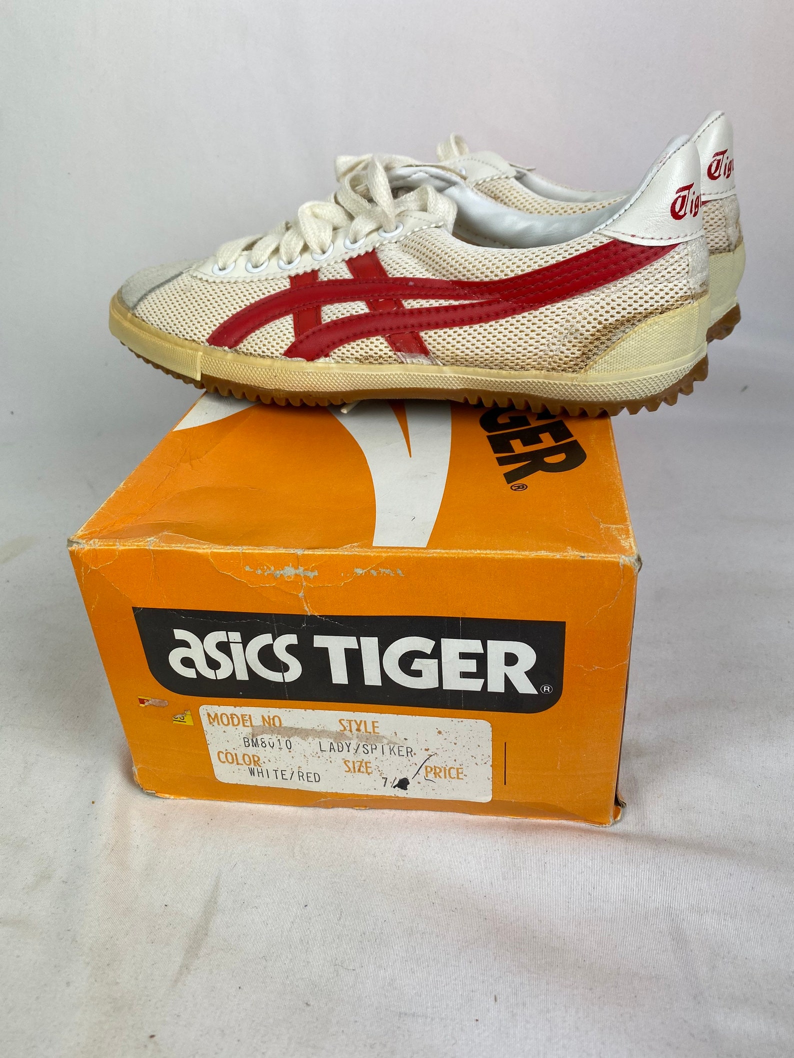 Vintage ASICS Tigress Tiger Shoes Lady Spiker Deadstock | Etsy