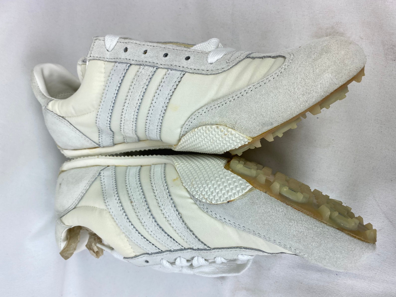 Vintage Track Shoes Pro Line White Mens Deadstock 80s S650M Etsy