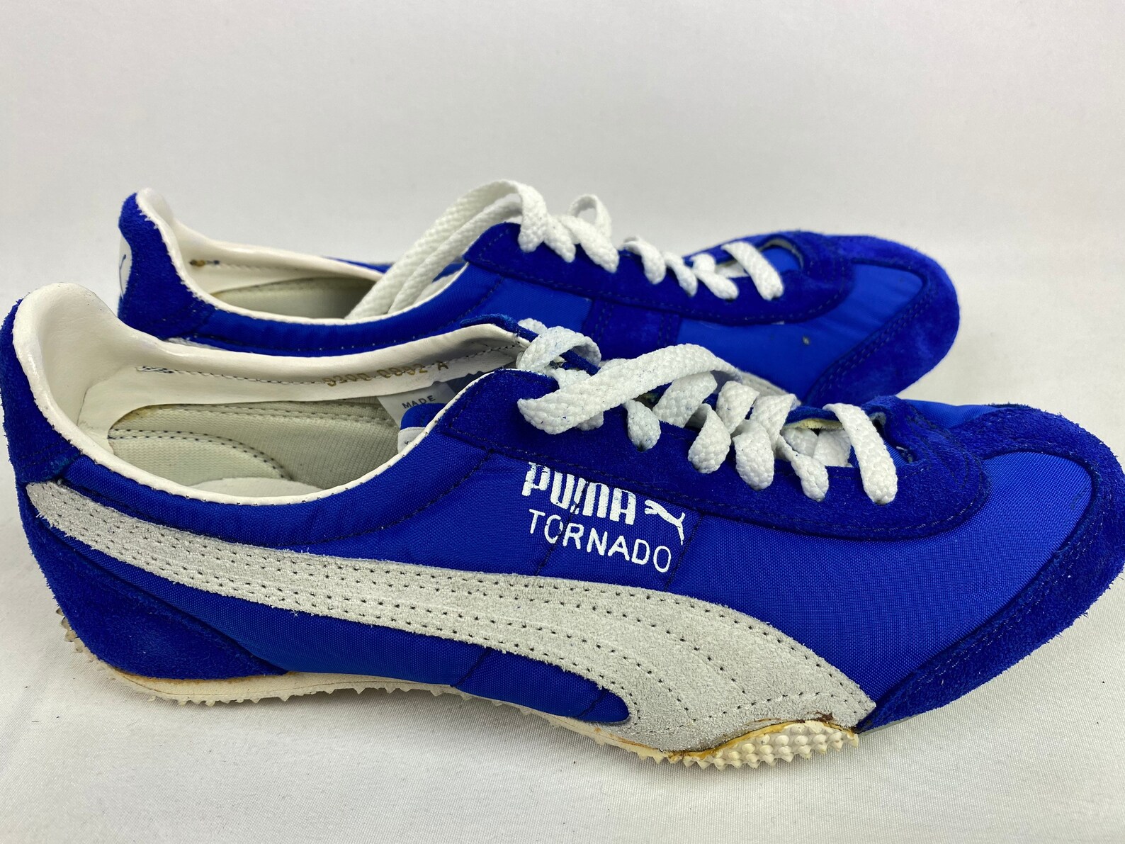 Vintage 70s Puma Tornado Track Shoes Size 6.5 Blue Spikes | Etsy