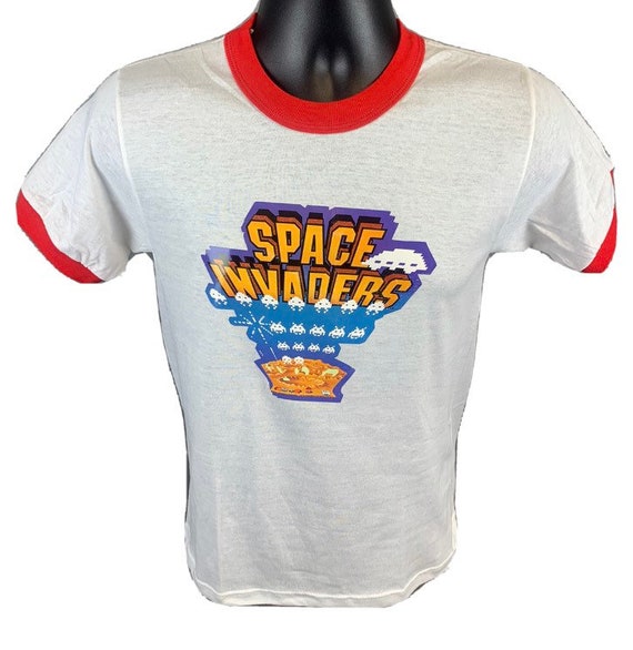 Vintage space invaders t shirt Clearance