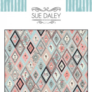 SALE Hidden Gems Quilt Pattern by Sue Daley of Patchwork with Busyfingers image 1