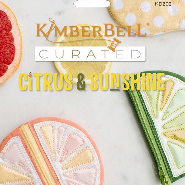 Kimberbell Curated Citrus & Sunshine Machine Embroidery by Kimberbell Designs