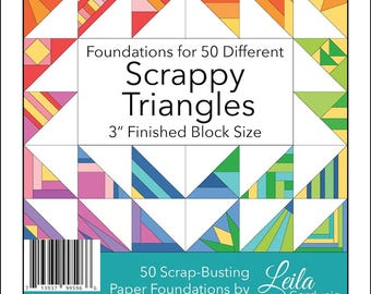 3 in Scrappy Triangle Foundation Pad di Leila Gardunia