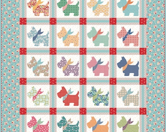 Scottie Dog Quilt Kit by Lori Holt