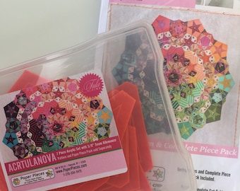 Tula Nova Quilt Pattern Acrylic Templates Complete Tula Nova Bundle