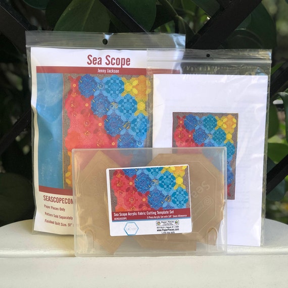 Sea Scope EPP Pattern Kit by Jenny Jackson Etsy