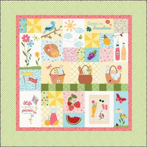 Sippin' On Sunshine Quiltkit - BRODERI av KimberBell