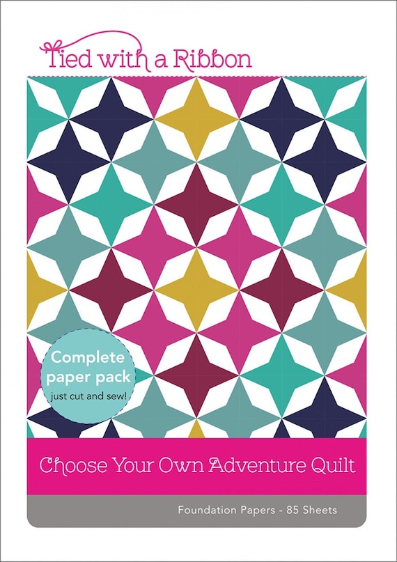 Foundation Paper pack for the Choose An Adventure Quilt Foundation Paper pack for the Choose An Adventure Quilt