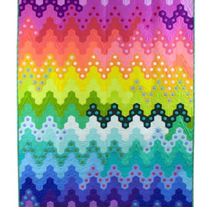 Hex On the Beach Quilt Kit by Tula Pink