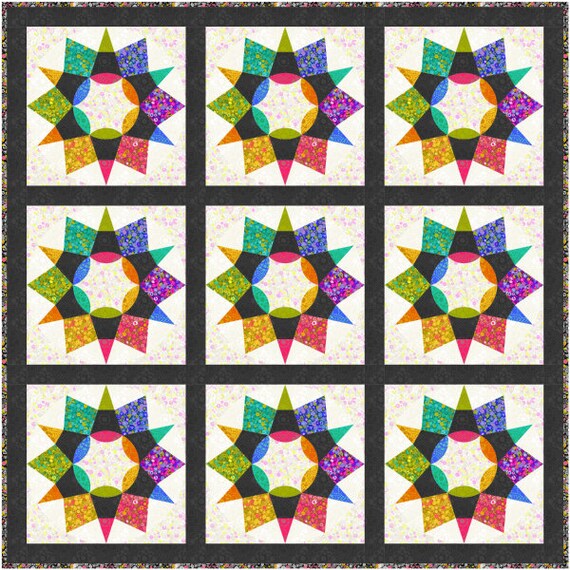 Graffiti Quilt Complete Kit with 3/8 Graffiti Quilt Complete Kit with 3/8