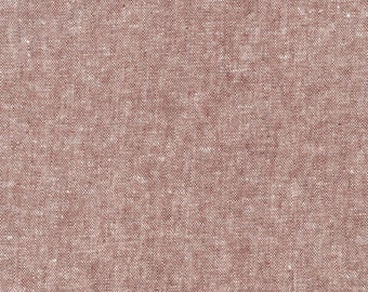 May include: A close-up of a brown fabric with a subtle texture. The fabric has a slightly rough feel and a natural, rustic look.