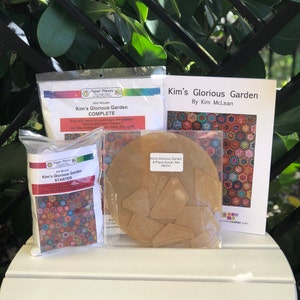 Kim&#39;s Glorious Garden EPP Pattern Set