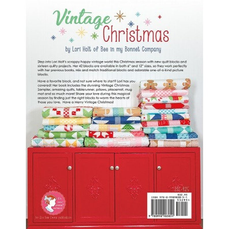 Vintage Christmas Book by Lori Holt Etsy