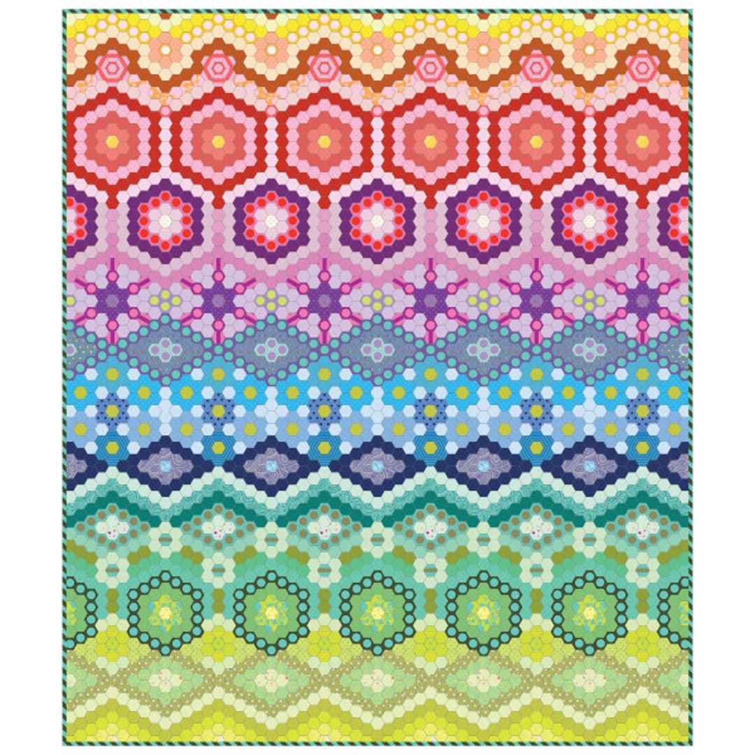 True Colors Full Yard Bundle by Tula Pink – Strawberry Quiltcake