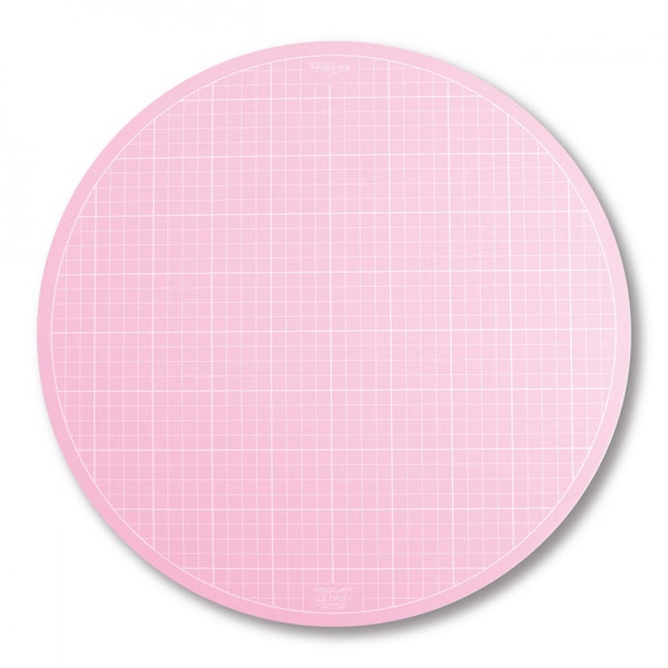 Pink Rotating 10" Cutting Mat by Sue Daley