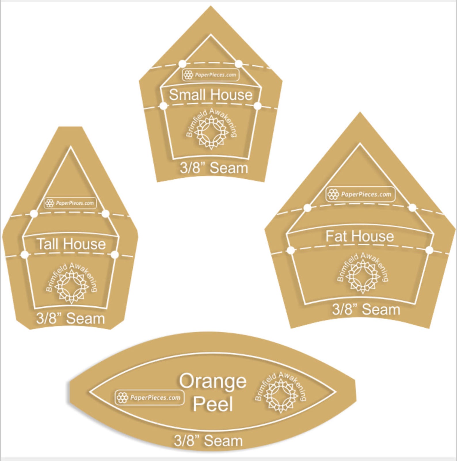 The Brimfield Block Complete Pattern Set Etsy