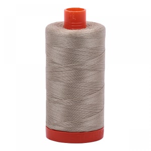 Stone Large Spool Aurifil Mako Cotton Thread 50wt 2324