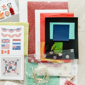 Kimberbell Designs の Main Street Celebration ベンチ ピロー装飾キット