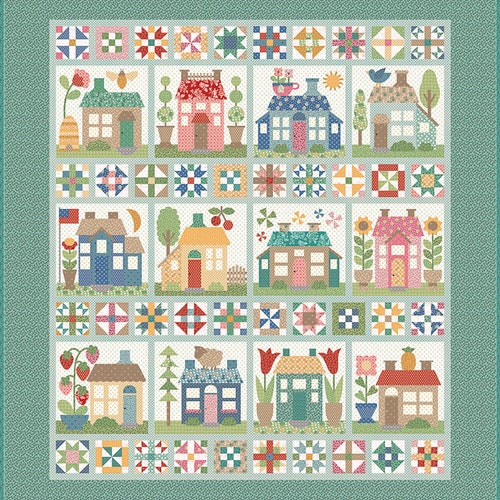 Flea Market Flowers Quilt Kit by Lori Holt Etsy