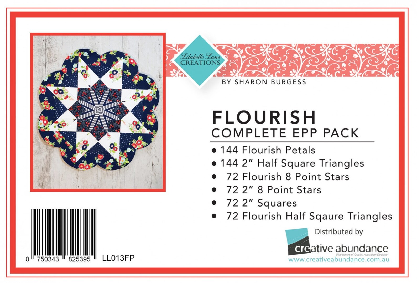 Flourish Quilt Pattern EPP Etsy
