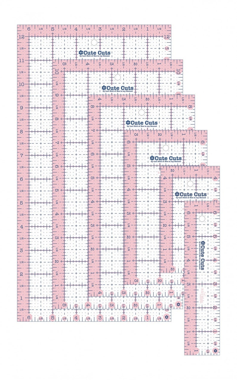 Cute Cut Rectangular Ruler Set by Lori Holt - Etsy