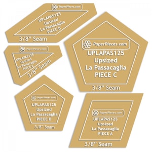 Upsized La Passacaglia Acrylic Template Set