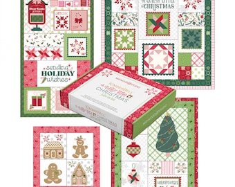 Kit de colcha navideña Quilty Little Gallery Wall - BORDADO de Kimberbell