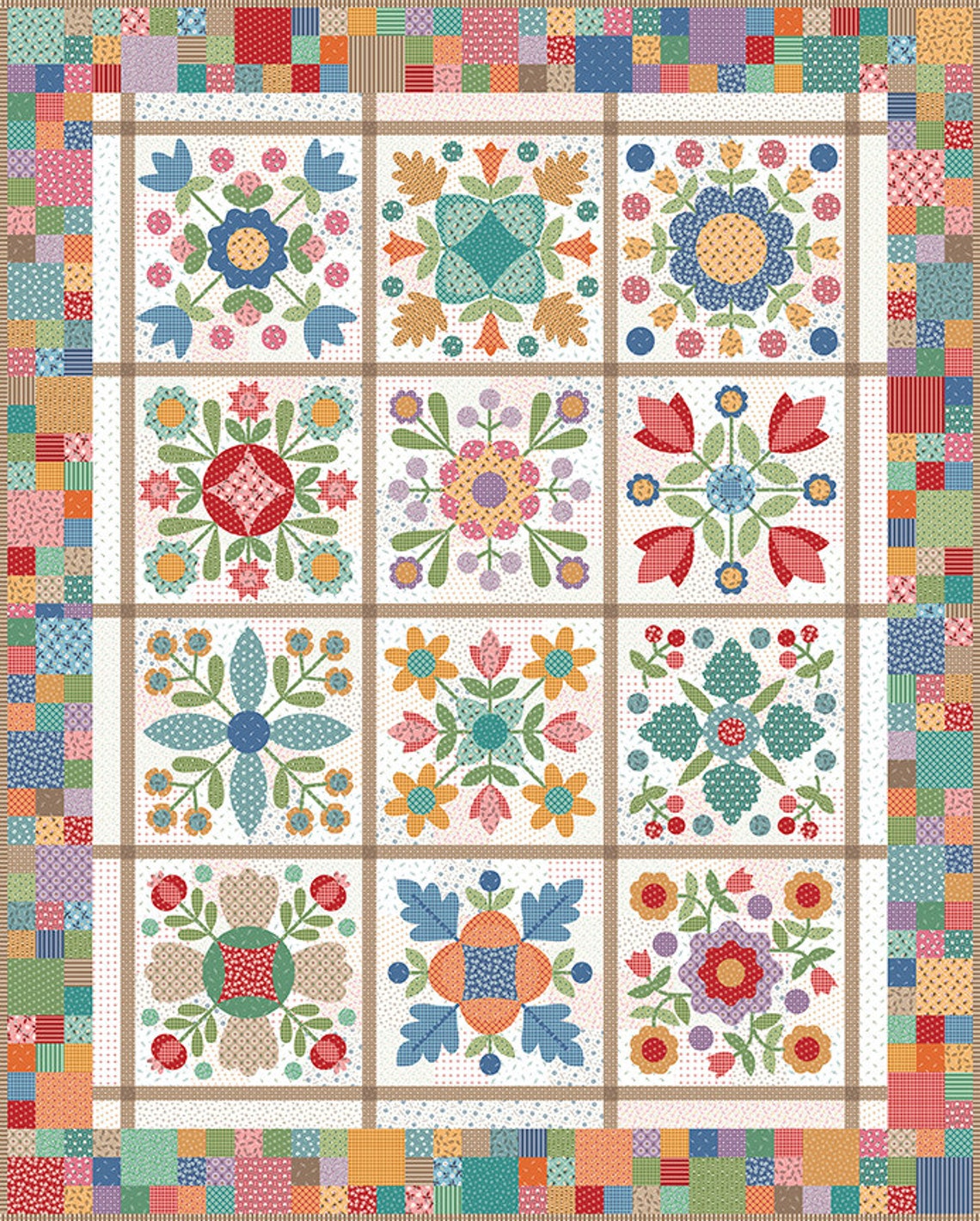 Prairie Meadow Quilt Kit by Lori Holt - Etsy Canada