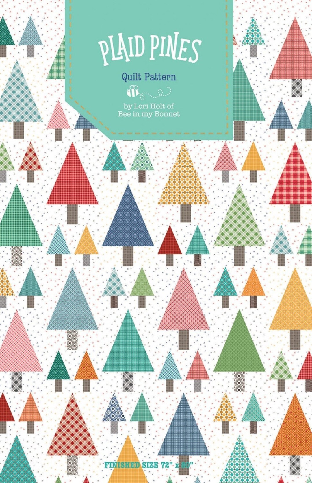 Plaid Pines Quilt Pattern by Lori Holt Etsy