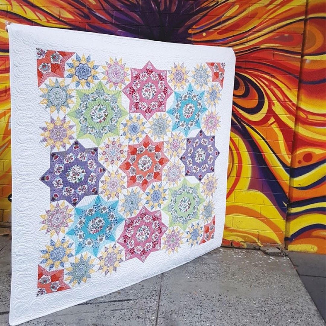 Celestial Print Pattern Quilt main image 0