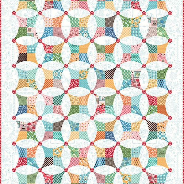 Flea Market Flowers Quilt Kit Etsy