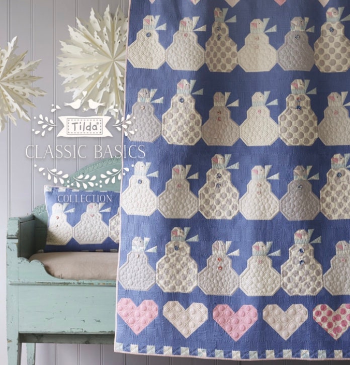 Tilda Quilt Book Features 20 Projects From Vintage Inspired Quilts,  Pillows, Bags, Dolls and More All Featuring Tilda Fabric 