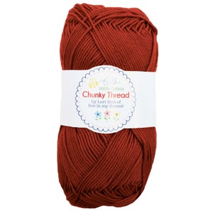 Hilo de crochet grueso de terracota de Lori Holt