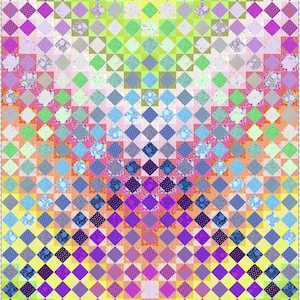 Woven Radiance Quilt Kit featuring True Colors by Tula Pink
