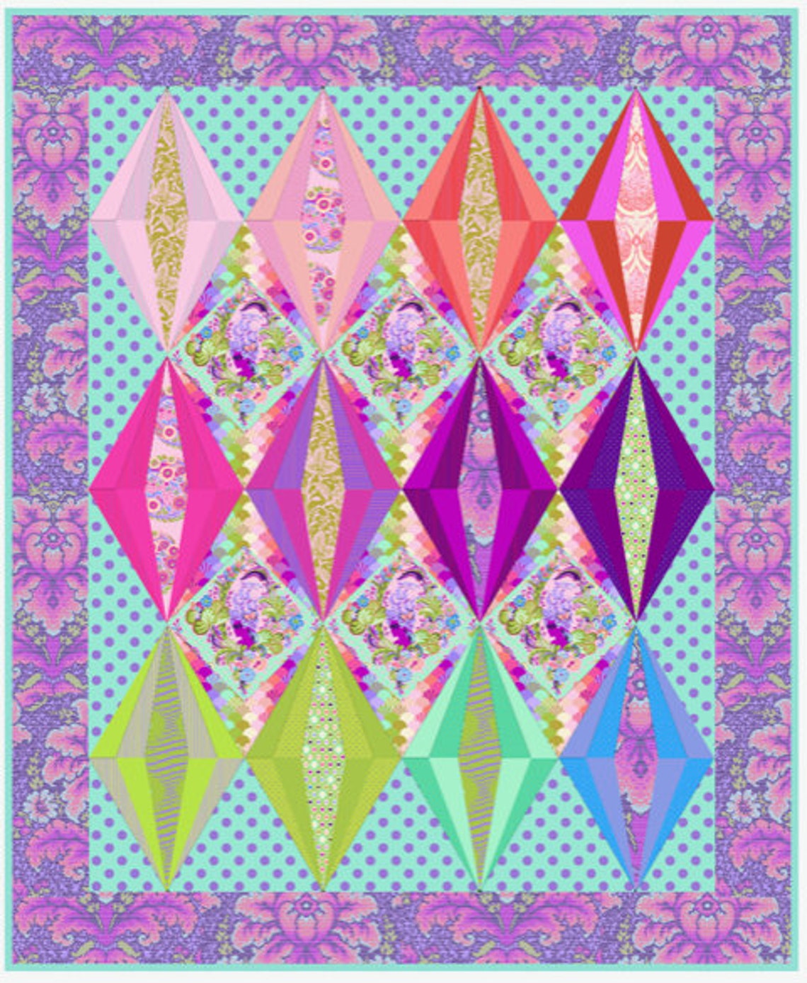 Crown Jewels Quilt Kit by Tula Pink Etsy