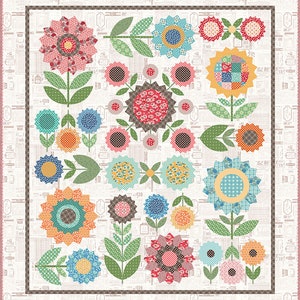 Flea Market Flowers Quilt Kit by Lori Holt