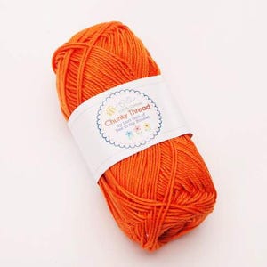 Hilo de crochet grueso con forma de calabaza de Lori Holt
