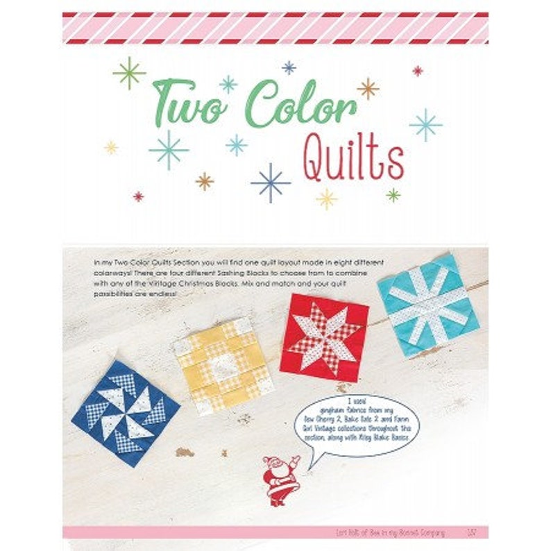 Vintage Christmas Book by Lori Holt Etsy