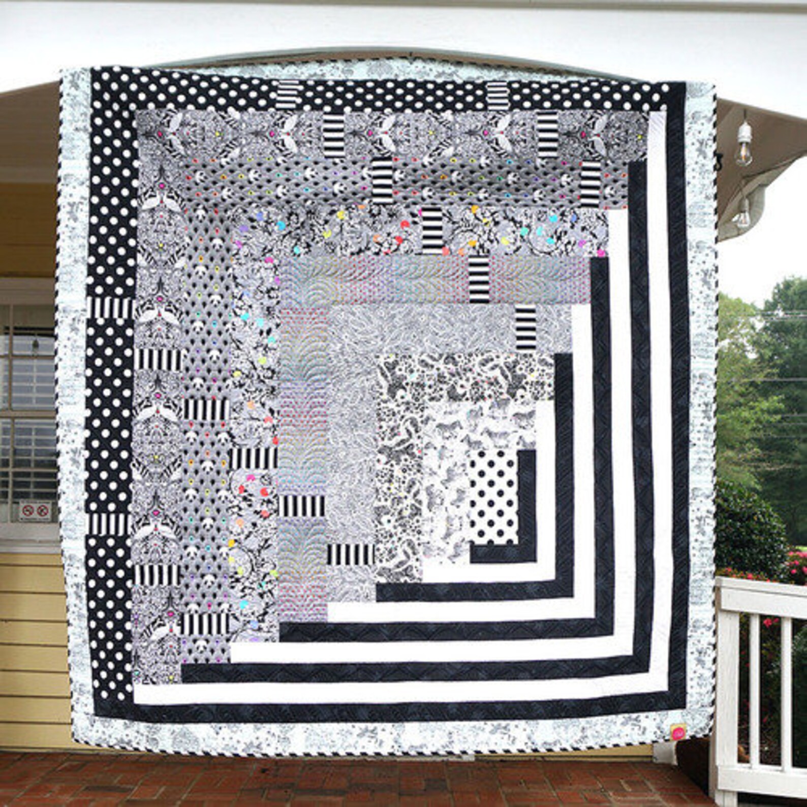 Tunnel Vision Quilt Kit Featuring Linework by Tula Pink Etsy