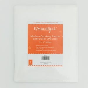 Kimberbell Medium Cut-away Precuts Embroidery Stabilizer