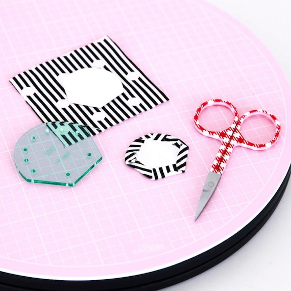 Pink 16 Rotating Cutting Mat by Sue Daley 