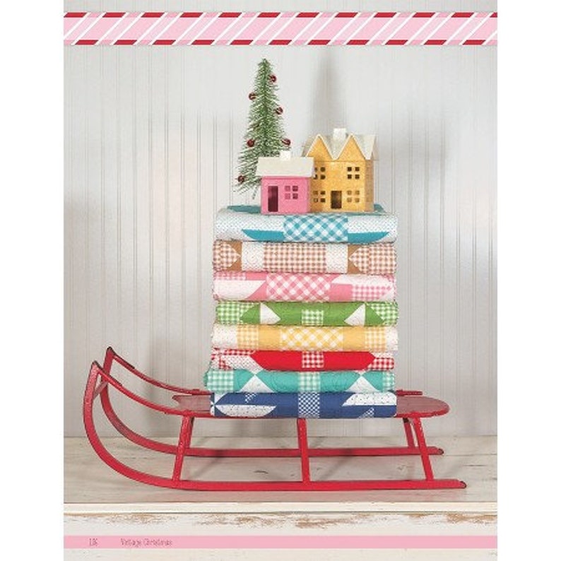 Vintage Christmas Book by Lori Holt Etsy