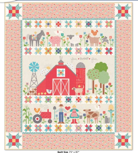 Farm Sweet Farm Quilt Kit by Lori Holt